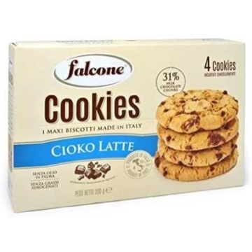 FALCONE COOKIES CIOCOLATA SI LAPTE 4X50 GR