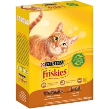 FRISKIES CROCHETE PISICA PUI CURCAN SI LEGUME 400 GR