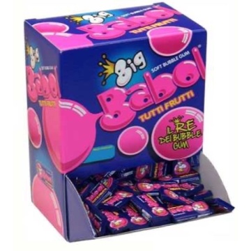 GUMA MESTECAT BIGBABOL CUTIE FRUCTE ASORTATE 200 BUC