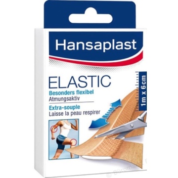 HANSAPLAST PLASTURE STRIP ELASTIC 6X1