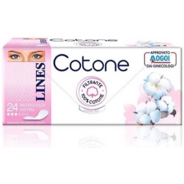 LINES PROTECȚII ZILNICE DIN BUMBAC DESFĂȘURATE X24