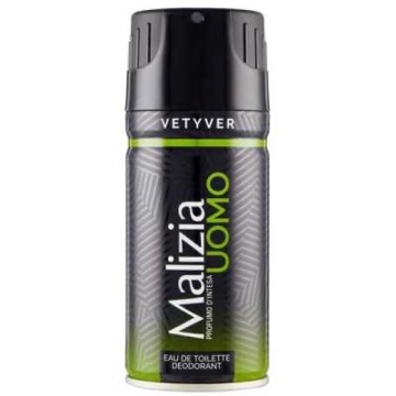 MALIZIA UOMO DEODORANT SPRAY VETYVER VERDE 150 ML