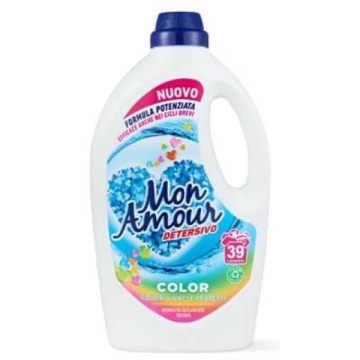 MON AMOUR DETERGENT PENTRU MAȘINA DE SPĂLAT HAINE COLORATE 39 SPĂLĂRI 1,56 L