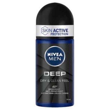NIVEA DEODORANT ROLL-ON DEEP BLACK CARBON BARBATI