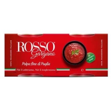 ROSSO GARGANO PULPĂ FINĂ DE ROȘII 2 X 220 G