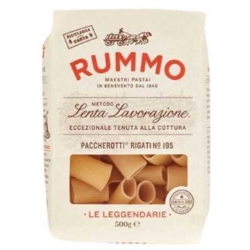 RUMMO LEGGENDE PACCHEROTTI RIGATE NR.195 500 G