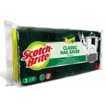 SCOTCH BRITE BURETE + FIBRA CU MANER