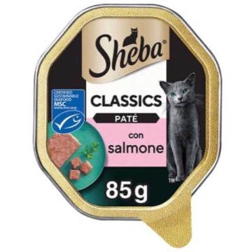 SHEBA HRANA PISICA PATE SOMON 85 GR