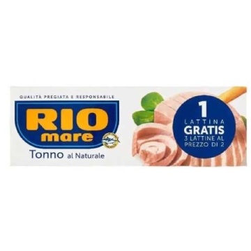 TON RIO MARE NATURAL 2+1X80 GR