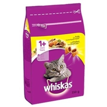WHISKAS HRANA PISICA CROCANTE PUI SI LEGUME 300 GR