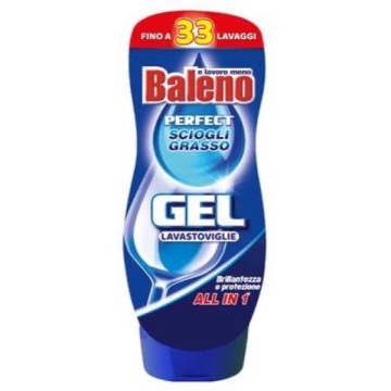 BALENO GEL PENTRU MAȘINA DE SPĂLAT VASE 33 SPĂLĂRI 600 ML