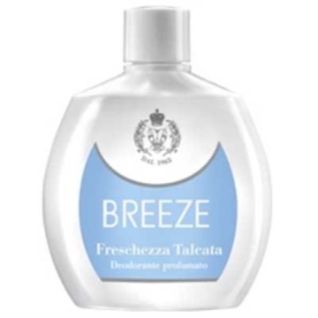 BREEZE DEODORANT SQUEEZE TALC PROASPAT 100 ML ALBASTRU