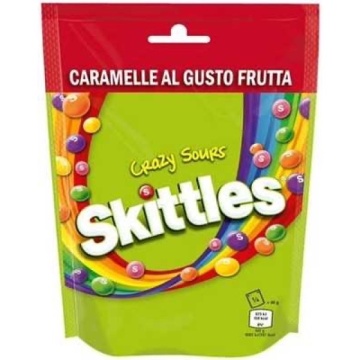 CARAMELLE SKITTLES CRAZY SOURS 136 GR