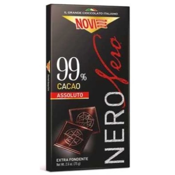 CIOCOLATA NOVI TABLETA NEAGRA 99% 75 GR