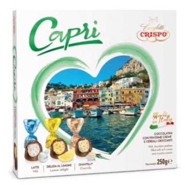CRISPO PRALINESSE CAPRI 250 GR