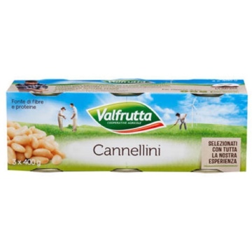 FASOLE VALFRUTTA CANNELLINI 3X400 GR