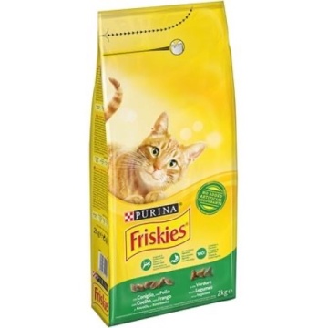 FRISKIES CROCHETE PISICA IEPURE PUI SI LEGUME 2 KG