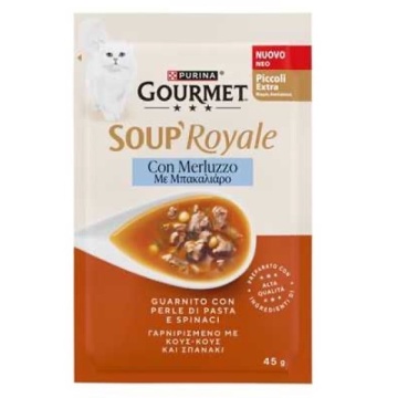 GOURMET SOUP ROYALE PLIC CU COD 45 G
