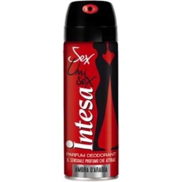 INTESA DEODORANT SEX UNISEX AMBRA ROSU 125 ML