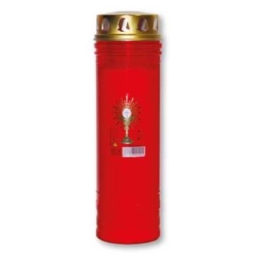 LUMANARI CIMITIR T60 ROSU 24 CM