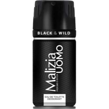 MALIZIA UOMO DEODORANT SPRAY BLACK & WILD 150 ML