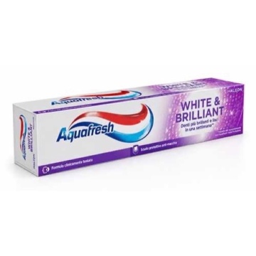 PASTA DE DINTI AQUAFRESH WHITE BRILLIANT 75 ML