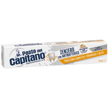 PASTA DINTI CAPITANO PORTOCALIU GHIMBIR ANTIBACTERIAN 75/100 ML