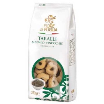 TARALLI FIORE DI PUGLIA FENICUL 250 GR