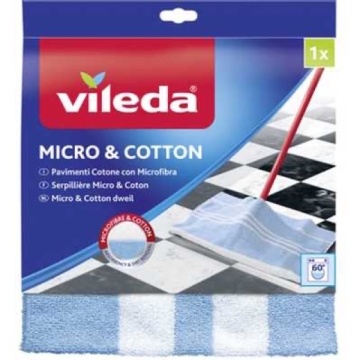 VILEDA LAVETA PODEA BUMBAC + MICROFIBRA 50X50