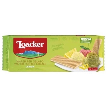 WAFER LOACKER ICE CREAM LAMAIE 150 GR