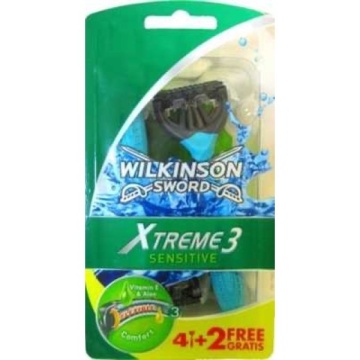 WILKINSON XTREME 3 SENSITIVE 4+2 BUC