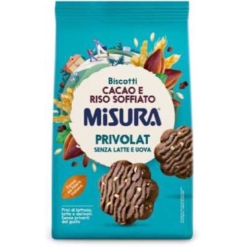 BISCUITI MISURA PRIVOLAT CACAO SI OREZ EXPANDAT 290 GR