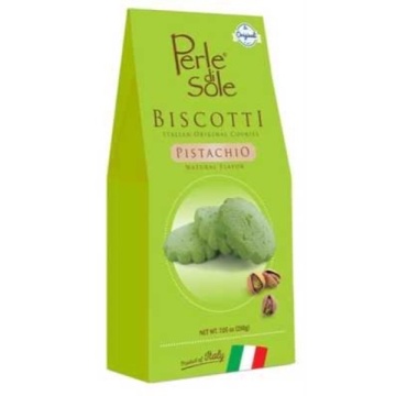 BISCUIȚI PERLE DI SOLE CU FISTIC 200 G