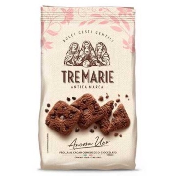 BISCUITI TRE MARIE CACAO CU PICATURI DE CIOCOLATA 315 GR
