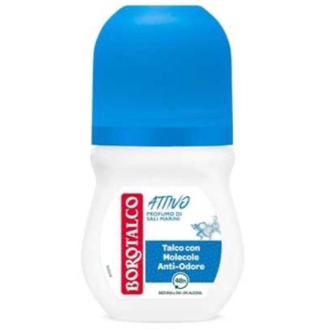 BOROTALCO DEODORANT ROLL-ON ACTIV MIROS ALBASTRU