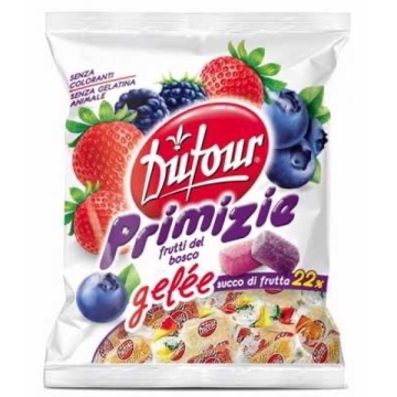 CARAMELE DUFOUR PRIMIZIE JELEU FRUCTE DE PADURE 150 GR