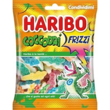 CARAMELLE HARIBO CROCODILI FRIZZI 175 GR
