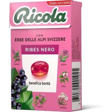 CARAMELLE RICOLA COACAZE NEGRE 50 GR