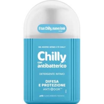 CHILLY IGIENA INTIMA ANTIBACTERIAN ALBASTRU 200 ML