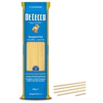 DE CECCO SPAGHETTINI NR.11 500 G