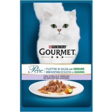GOURMET PERLE VITEL CU LEGUME FILE 85 GR