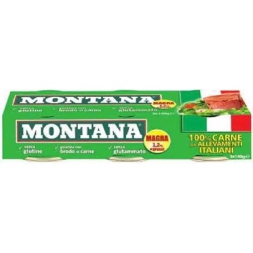 MONTANA CARNE FIARTA 3X140 GR