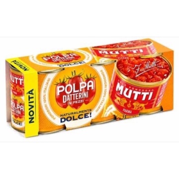 MUTTI PULPA ROSII DATTERINI CONSERVA 3X300 GR