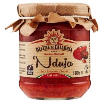 NDUJA IN ULEI DE FLOAREA SOARELUI DELIZIE CALABRIA 180 GR