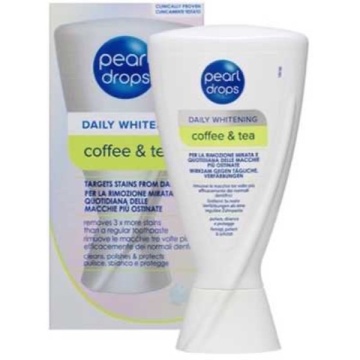 PASTA DINTI PEARL DROPS CAFEA SI CEAI 50 ML