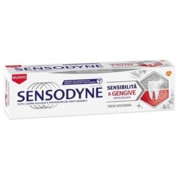 PASTA DINTI SENSODYNE SENSIBILITATE GINGII FRESH WHITE