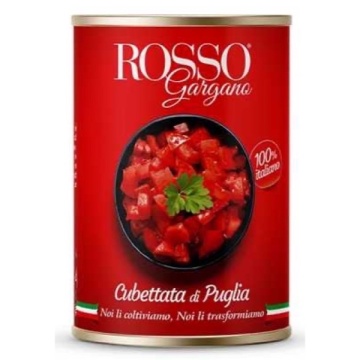 ROSSO GARGANO PULPĂ DE ROȘII CUBURI 400 G