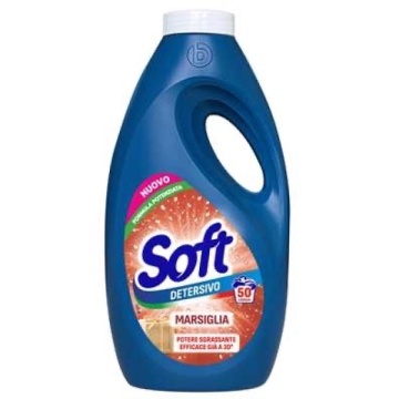 SOFT DETERGENT LICHID MARSIGLIA 50 SPALARI 2.25 L