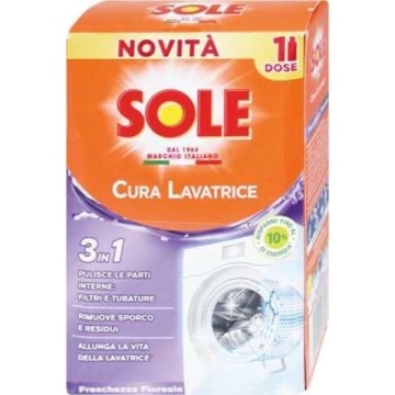 SOLE SOLUȚIE PENTRU ÎNTREȚINEREA MAȘINII DE SPĂLAT PROSPEȚIME 250 ML