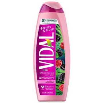 VIDAL GEL DE DUS MURE SI MUSCHIO 500 ML